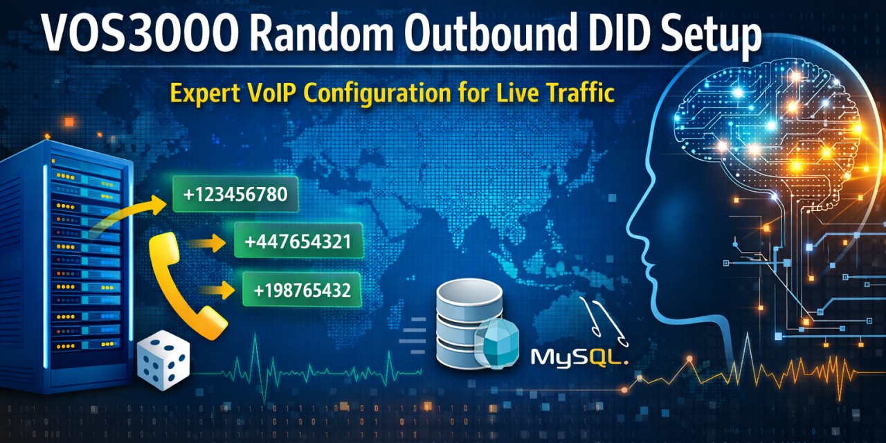 VOS3000 Random Outbound DID Setup for Expert Configuration for Live VoIP Traffic